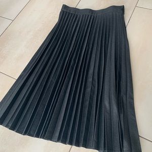 Zara Pleated Leathery feel skirt